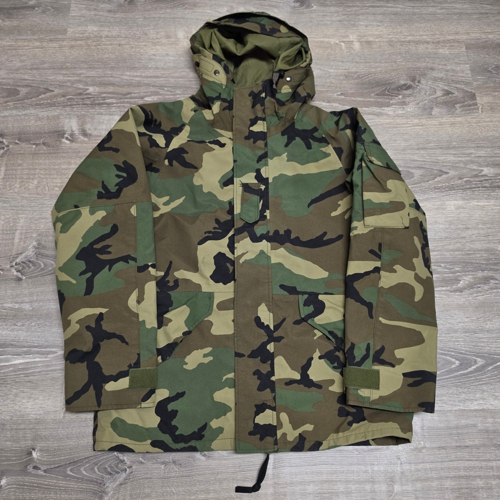 Tennessee Apparel Corp ECWCS Woodland Camo Parka Cold Weather Medium Regular